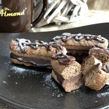 Rezept Spekulatiusbiskuits mit Weihnachtsganache lowcarb keto glutenfrei