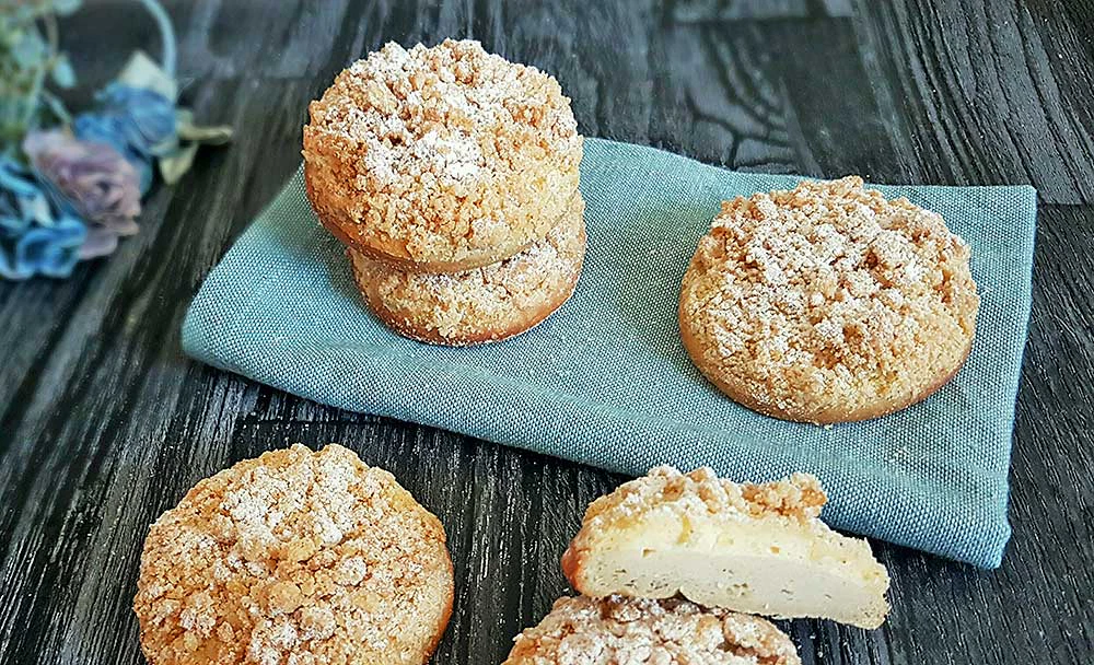 Rezept Quark Streusel Taler lowcarb glutenfrei