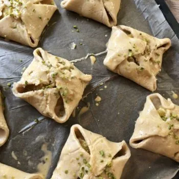Rezept Orangen Pistazien Taschen low carb glutenfrei