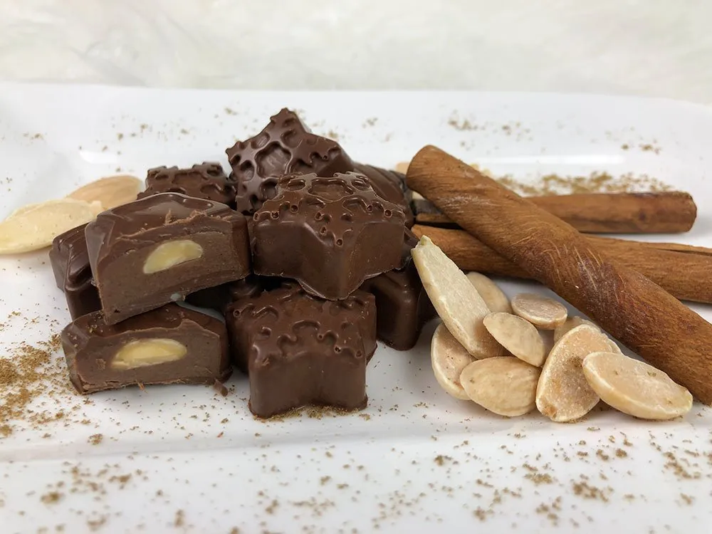 Rezept Weihnachtspralinen Schokolade Mandel-Zimt lowcarb keto