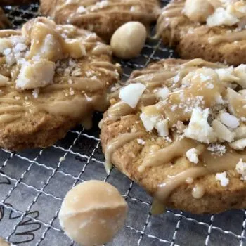 Rezept Macadamia Salz Karamell Cookies lowcarb keto glutenfrei