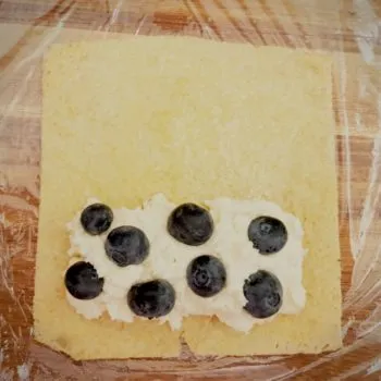 Rezept Quark Heidelbeer Briochetasche lowcarb glutenfrei keto kalorienarm