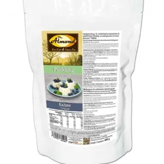 Pudding SAHNE low-carb glutenfrei keto - Puddingpulver ohne Stärke zuckerfrei laktosefrei vegan