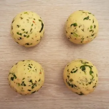 Rezept Bärlauch Parmesan Knödel lowcarb glutenfrei keto