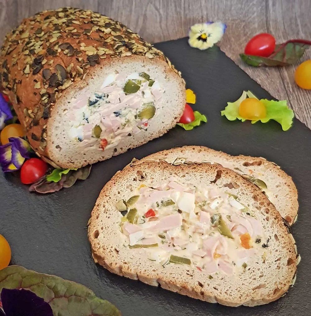 Rezept Jägersandwichwecken lowcarb glutenfrei keto