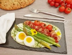 Rezept Belegtes Bärlauch Foccacia lowcarb glutenfrei