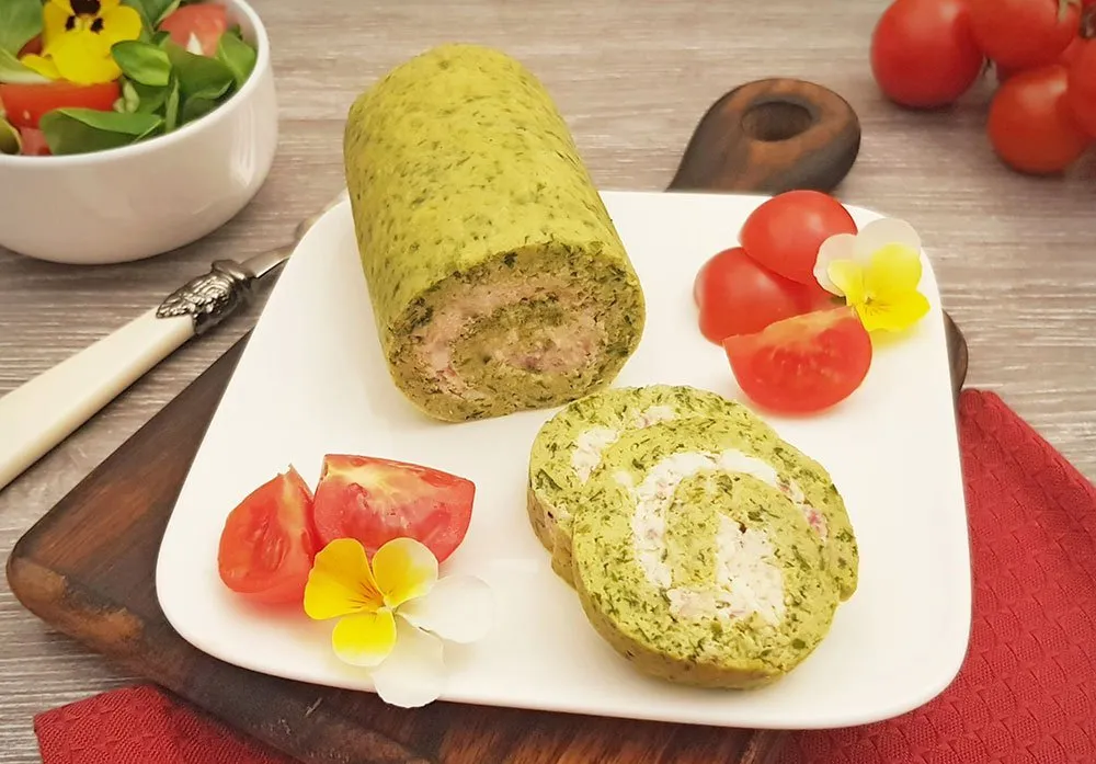 Rezept Bärlauchrolle lowcarb glutenfrei keto