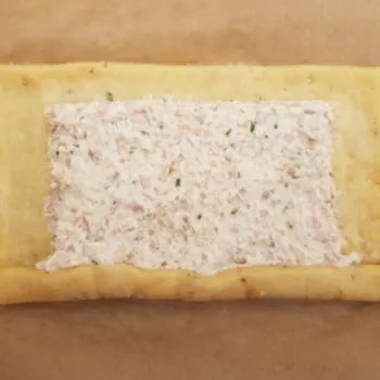 Rezept Frischkäse Schinken Hefeherzen lowcarb glutenfrei keto