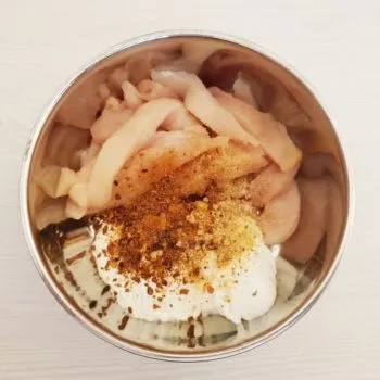 Rezept Brotküchlein gefüllt mit Joghurthähnchen lowcarb glutenfrei