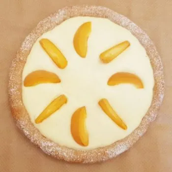 Rezept Früchte Kollagen Pizza lowcarb glutenfrei