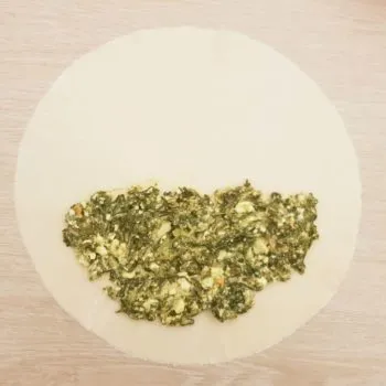 Rezept Gözleme mit Spinat und Schafskäse lowcarb glutenfrei