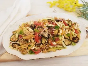 Rezept Spätzle Grillsalat lowcarb glutenfrei