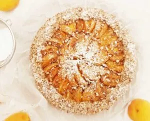 Rezept Aprikosen-Marillen Nuss Galette lowcarb glutenfrei