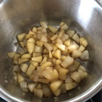 Rezept Apfel Birnen Pavlova lowcarb glutenfrei kalorienarm