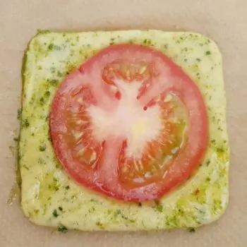 Rezept Pesto Tomaten Mandel Kissen lowcarb glutenfrei keto