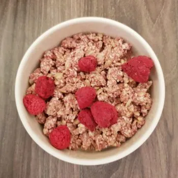 Rezept Pfirsich Melba No bake Cake lowcarb glutenfrei