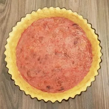 Rezept Zwetschgen-Pflaumen - Nuss Sahnequarkkuchen lowcarb glutenfrei