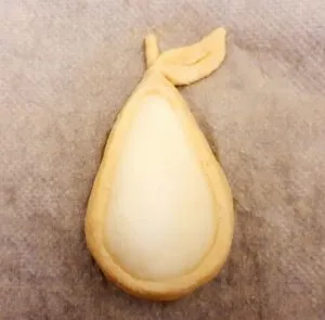 Rezept Gefüllte Birne im Mandelkleid mit Vanillesauce lowcarb glutenfrei