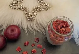 Karamellisierte Pflaumenwürfel