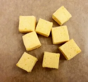 Rezept Kokoswürfel - Čupavci lowcarb keto glutenfrei