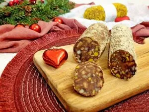 Rezept Dr. Almond Schokoladensalami lowcarb keto glutenfrei