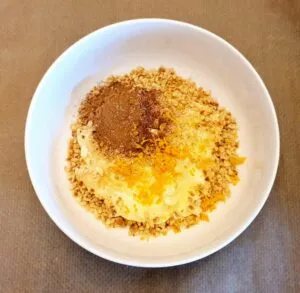 Rezept Butter Amaretto Stollenkuchen lowcarb keto glutenfrei