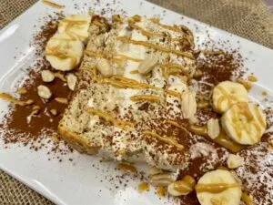 Rezept Bananen Erdnuss Tiramisu lowcarb glutenfrei keto