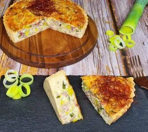 Rezept Hackfleisch Lauch Quiche lowcarb glutenfrei keto