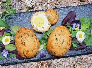 Rezept Eier im Quark Gemüseteig lowcarb glutenfrei keto