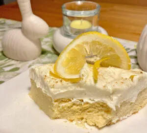 Rezept Schnelle Zitronenschnitte lowcarb glutenfrei keto