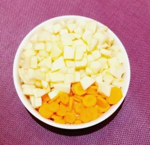 Rezept Karotten-Apfel-Orangen Karamellcreme lowcarb