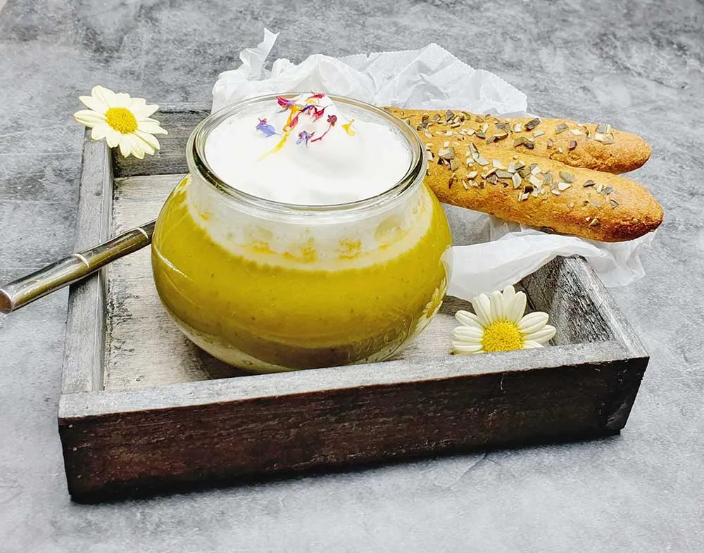 Rezept Spargel Broccoli Kollagen Suppe lowcarb glutenfrei keto