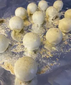 Rezept Zitronen-Nougat-Kugeln a la Mozart lowcarb glutenfrei keto