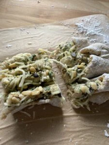 Rezept Zupfbrot mit Kräuterbutter lowcarb glutenfrei keto