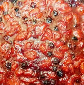 Rezept Beeren Karamell Zitronensirup lowcarb glutenfrei