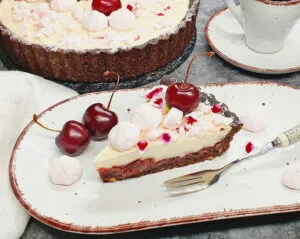 Rezept Schoko Nuss Kirschtarte lowcarb keto glutenfrei