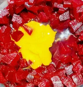 Rezept Rote Beete Backrohrknödel lowcarb keto glutenfrei