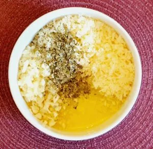 Rezept Knoblauch Speck Focaccia lowcarb keto glutenfrei