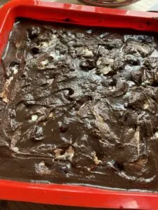 Rezept Brownie-Cheesecake-Kirsch-Schnitte lowcarb kalorienarm glutenfrei keto