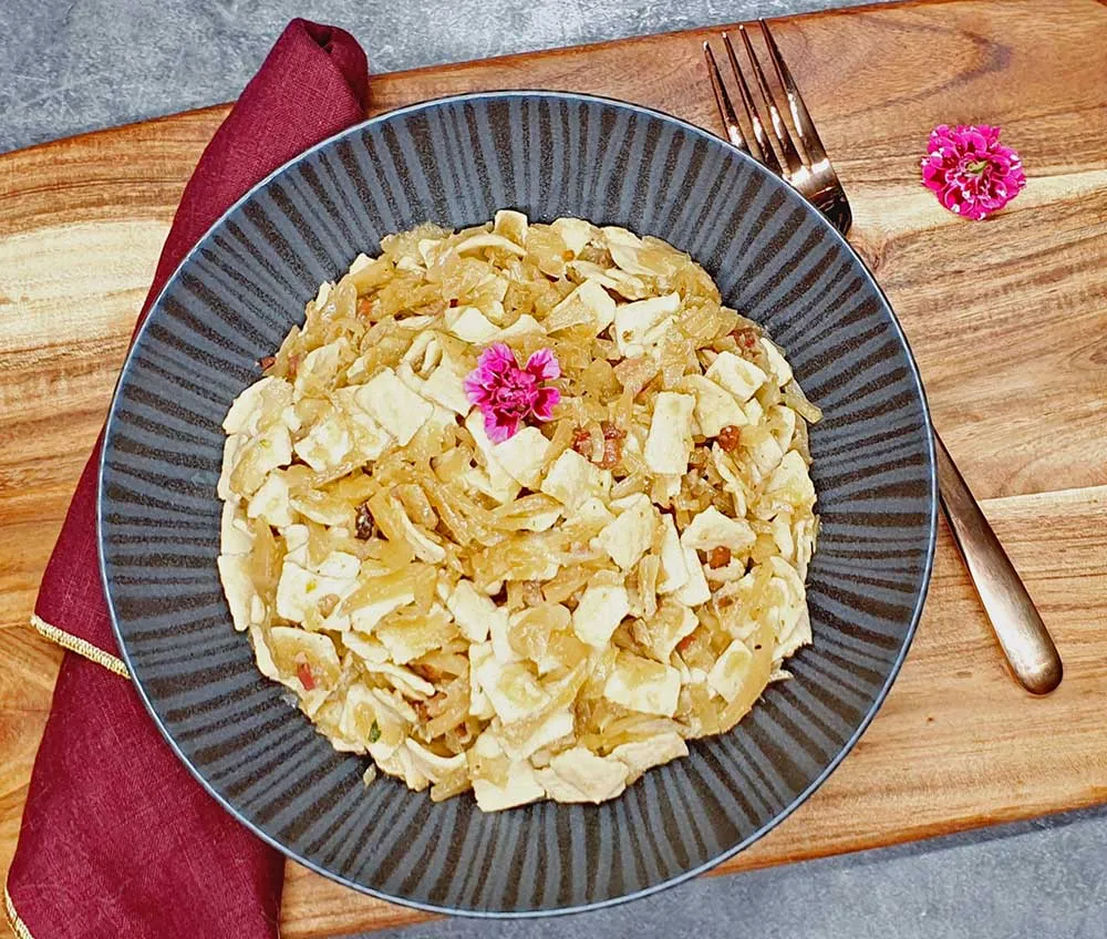 Rezept Krautfleckerl lowcarb keto glutenfrei