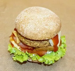 Rezept Pfifferling Burger lowcarb glutenfrei keto