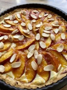 Rezept Pfirsich-Quark-Tarte lowcarb glutenfrei