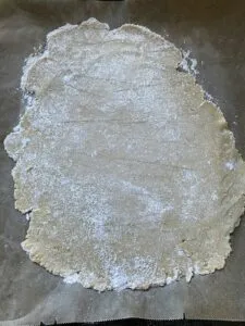 Rezept Kürbis Apfel Flammkuchen lowcarb keto glutenfrei