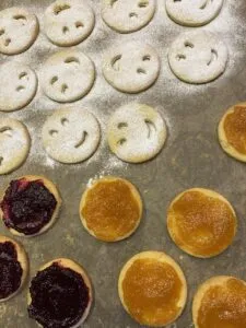 Rezept Linzer Augen - Linzer Radl lowcarb keto glutenfrei