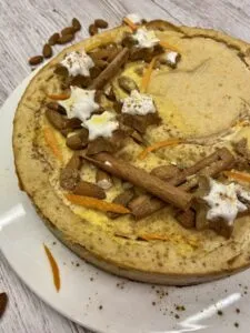 Rezept Orangen Zimt Cheesecake lowcarb keto glutenfrei