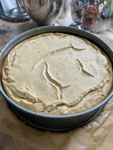 Rezept Orangen Zimt Cheesecake lowcarb keto glutenfrei