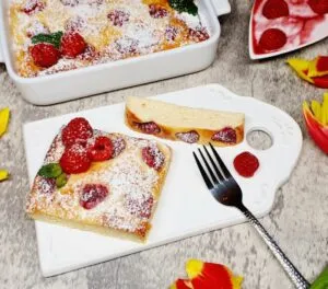 Rezept Skyr Kollagen Himbeer Auflauf lowcarb glutenfrei keto