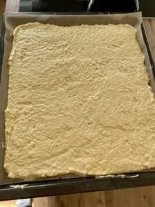 Rezept Biskuitrolle klassisch mit Marmelade lowcarb glutenfrei