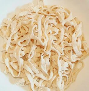 Rezept Bunter Nudel Rindfleisch Salat lowcarb keto glutenfrei