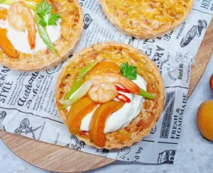 Rezept Sweet Spicy Shrimp Mini Tartelettes lowcarb keto glutenfrei